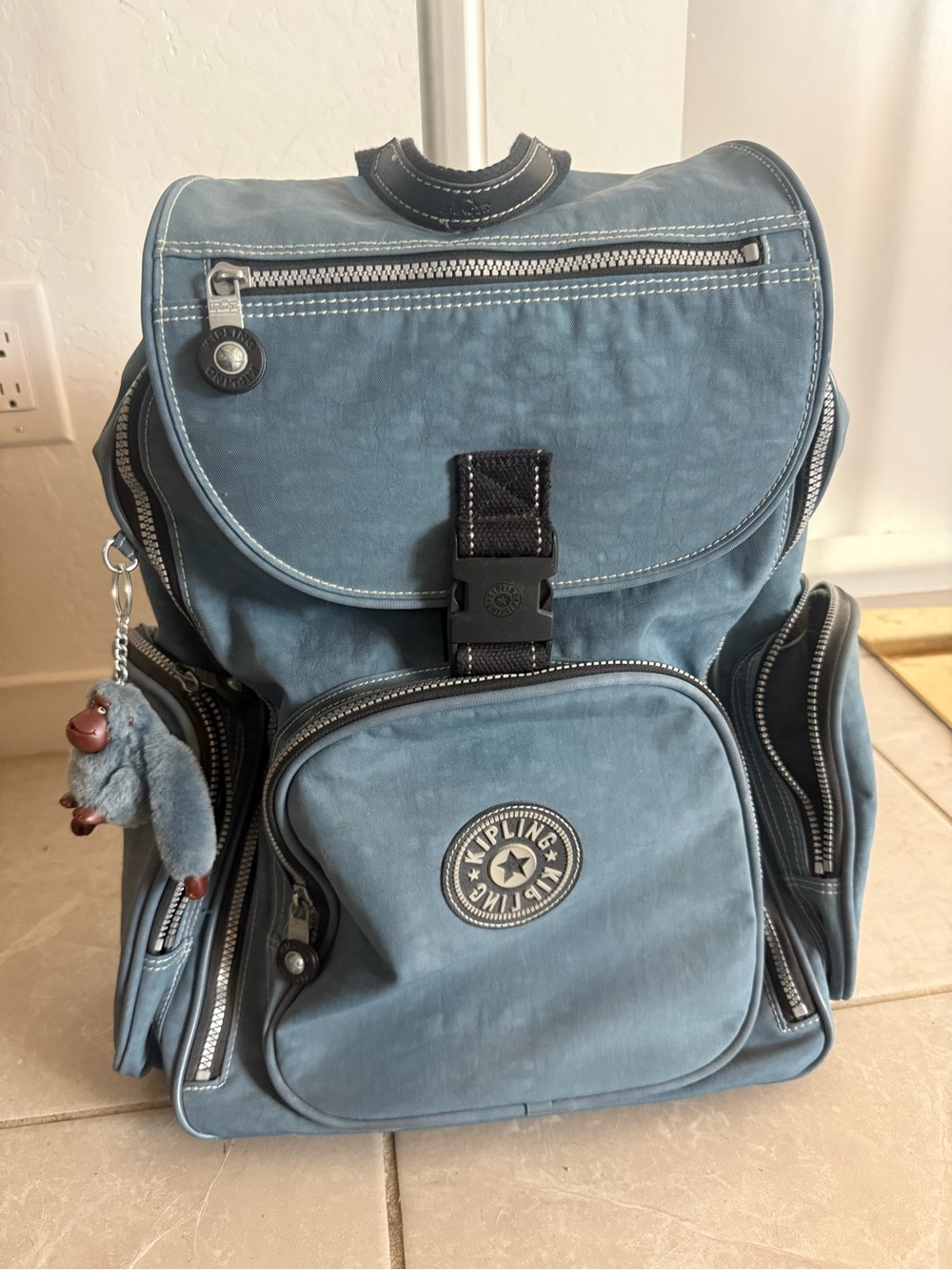 Kipling Rolling Backpack- Wheeled traveling backpack